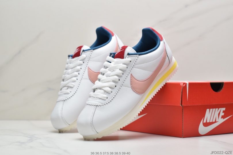 阿甘, 跑步鞋, NIKE - 耐克Nike Classic Cortez “Coral Stardust” 经典阿甘休闲跑步鞋