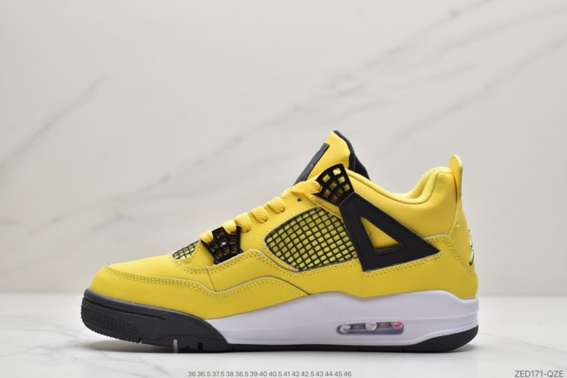 篮球鞋, 文化篮球鞋, Orange Metallic, Orange, Jordan, AJ4, Air Jordan 4, Air Jordan - 乔丹 Air Jordan 4 “Orange Metallic” AJ4中帮文化篮球鞋