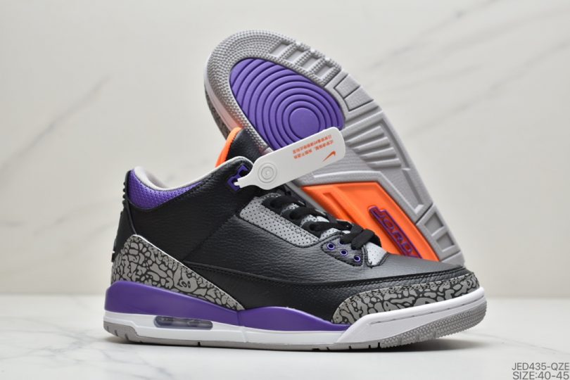 爆裂纹, 乔丹篮球鞋, Jumpman, Jordan, Cool Grey, AJ3, Air Jordan 3 Retro, Air Jordan - 乔丹 Air Jordan 3 Retro “Cool Grey” AJ3 乔丹3代 aj3 乔3 狼灰 乔丹篮球鞋