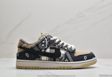 耐克Travis Scott × SB Dunk Low 腰果花配色低帮板鞋