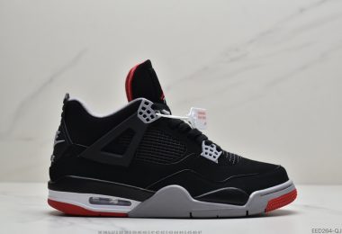 耐克Nike Air Jordan 4 Retro Bred “黑红公牛” AJ4 乔4 迈克尔·乔丹AJ4代中帮复古休闲运动文化篮球鞋