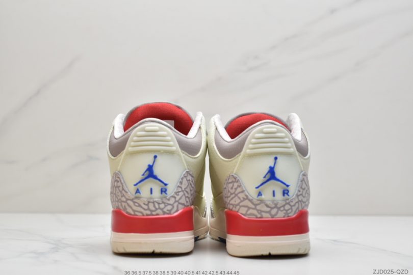 爆裂纹, 公牛, 乔丹篮球鞋, Knicks, Jordan, AJ3, Air Jordan 3, Air Jordan - 乔丹 Air Jordan 3 Retro “Knicks”AJ3 尼克斯乔丹3代白蓝橘篮球鞋