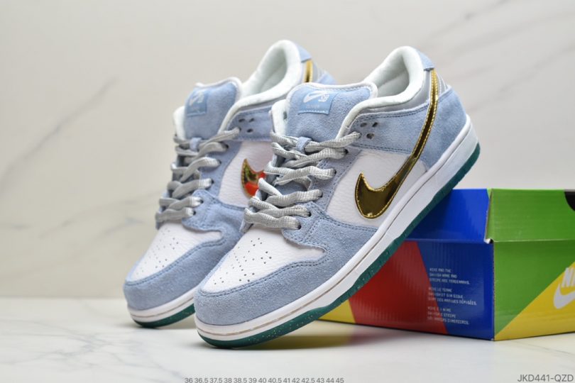 情人节, 冰雪奇缘, SB Dunk Low, Nike SB Dunk Low, Nike SB Dunk, Holiday Special, Dunk Low, Dunk - 耐克Sean Cliver x Nike SB Dunk Low "Holiday Special" 冰雪奇缘 蓝色情人节滑板鞋