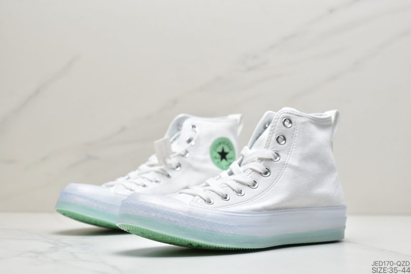 高帮, 板鞋, 匡威, HIGH, Converse Chuck Taylor, Converse Chuck, Converse, All-Star - 匡威Converse Chuck Taylor All Star Translucent High Midsole 1970果冻色彩底系列百搭板鞋