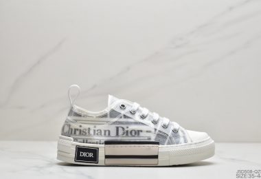 迪奥Dior B23 Oblique High Top Sneakers透明印花高筒板鞋