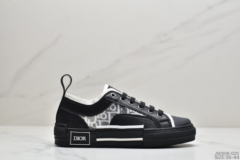 高帮, 板鞋, HIGH, Dior - 迪奥Dior B23 Oblique High Top Sneakers透明印花高筒板鞋