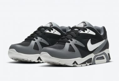 Nike Air Structure Triax 91 Surfaces经典黑色，灰色和白色