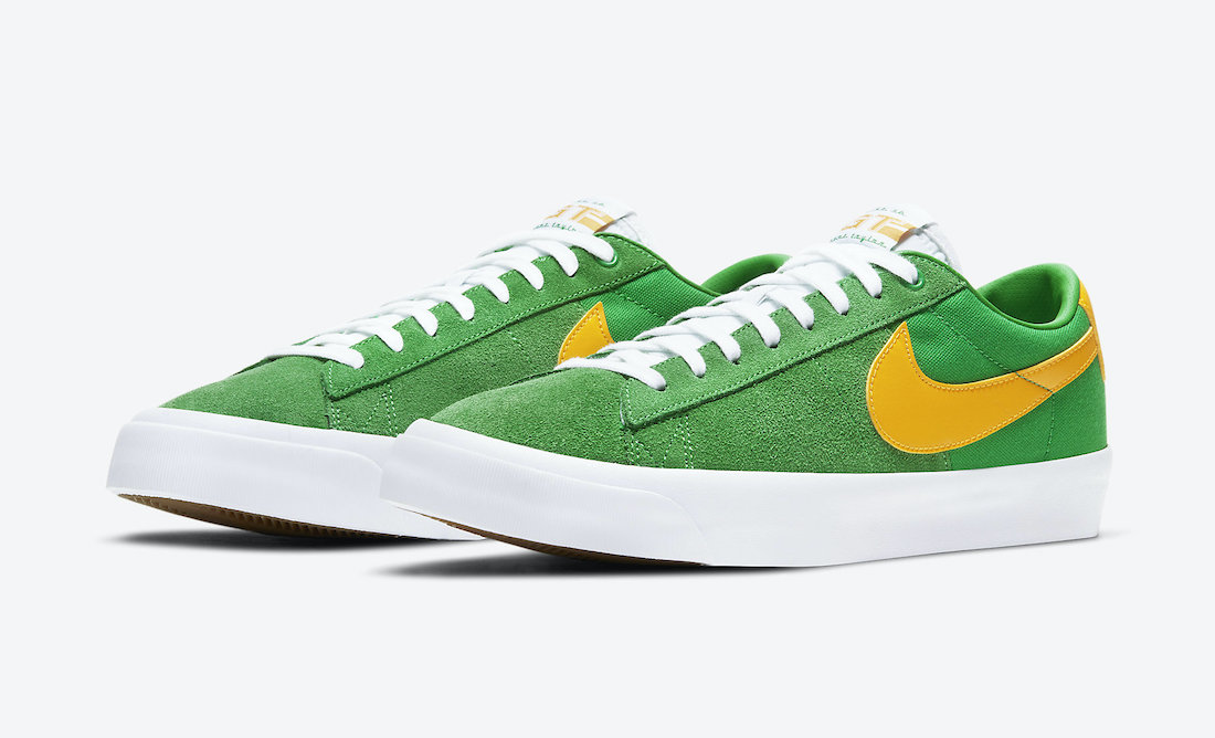 Nike SB Blazer Low GT推出经典俄勒冈色