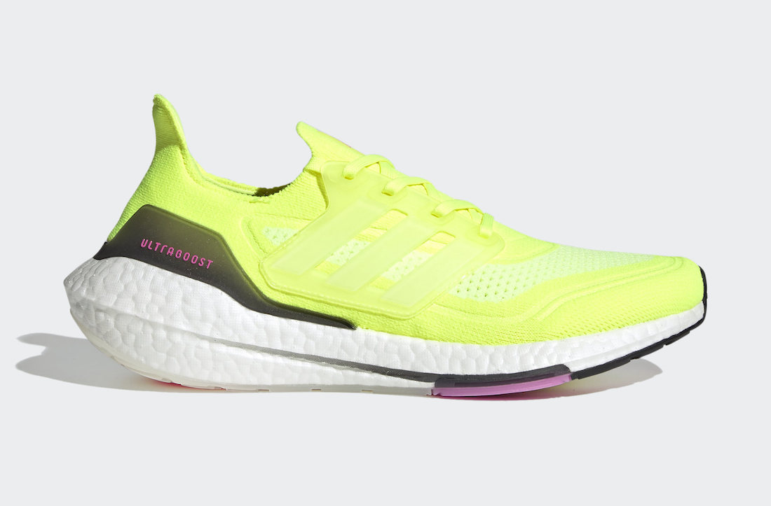 adidas Ultra Boost 2021“ Solar Yellow”官方照片