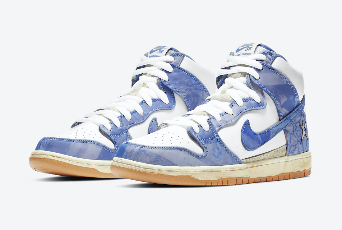 Carpet Company x Nike SB Dunk High的官方照片