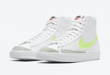 Nike Blazer Mid配Neon Green透明耐克