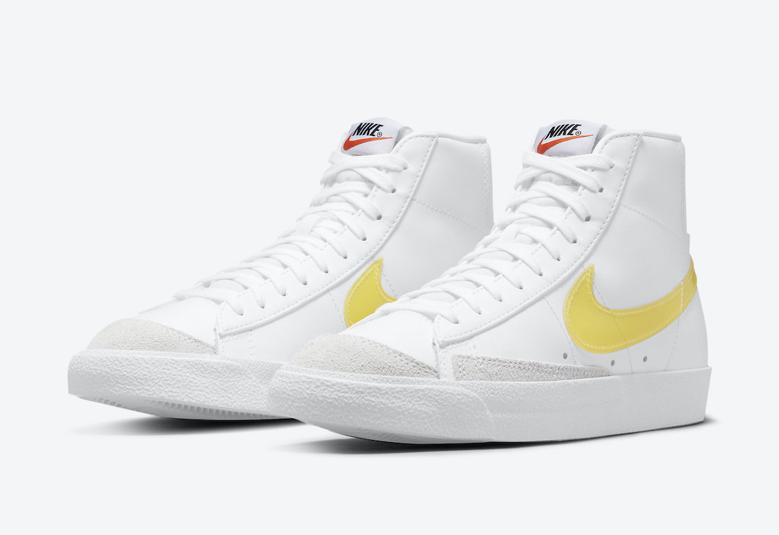 Nike Blazer Mid配黄色半透明耐克