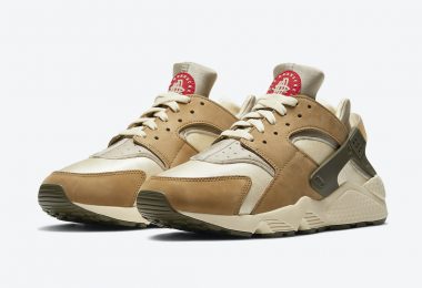 Stussy x Nike Air Huarache“ Desert Oak”发布日期