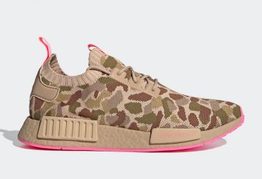 adidas NMD R1 Primeknit配鸭色迷彩印花