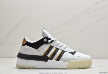 阿迪达斯Adidas Originals Rivalry RM LOW”Tricolor”中底爆米花百搭低帮复古休闲运动休闲球鞋