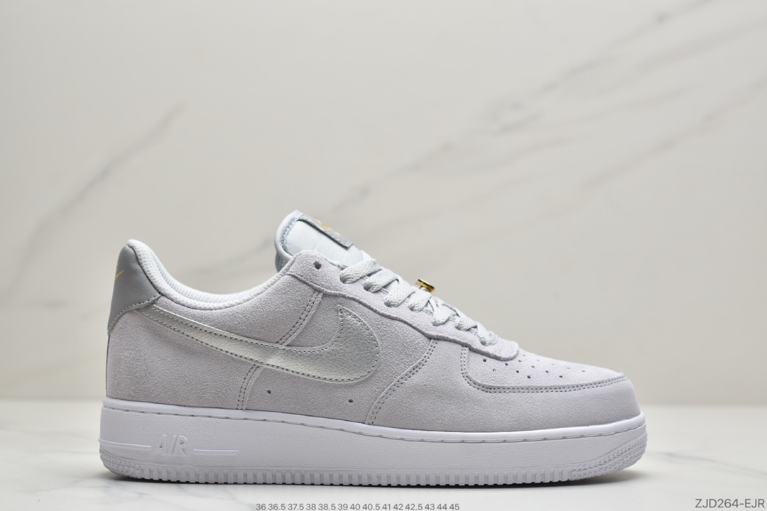 耐克Nike Air Force 1 Low 空军一号 “白红勾金标”