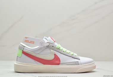 SACAI x Nike Blazer Low”White/Magma/Orange”2021ss春夏限定 开拓者低帮运动板鞋