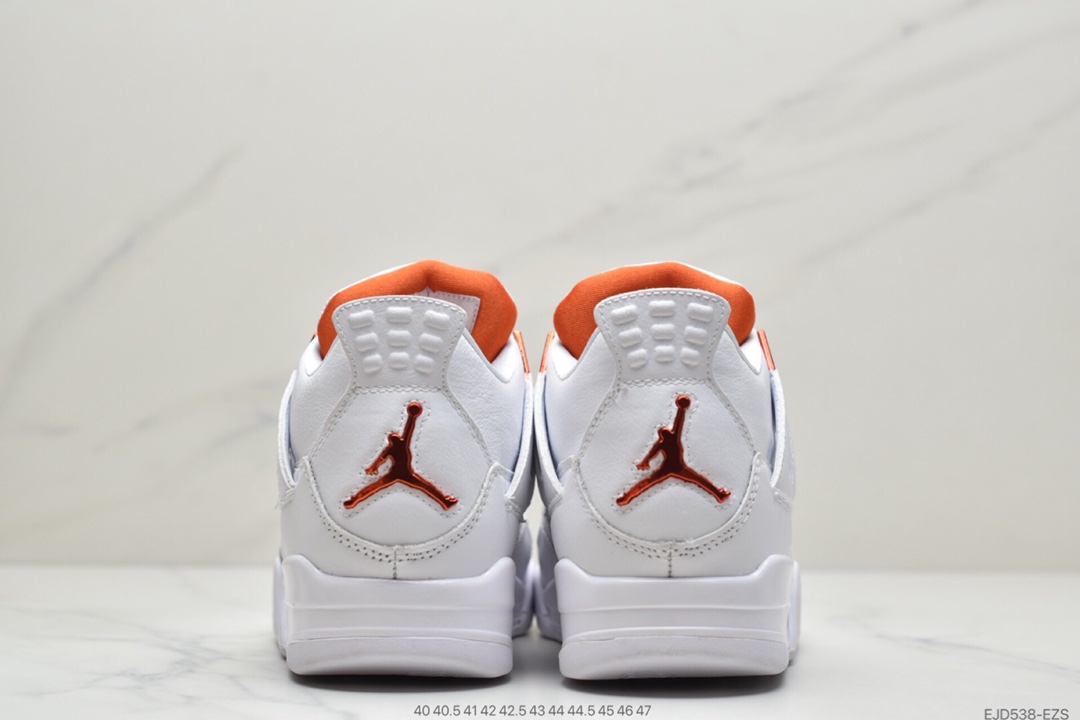 文化篮球鞋, Orange Metallic, Orange, Nike Air, Jordan, AJ4, Air Jordan 4, Air Jordan