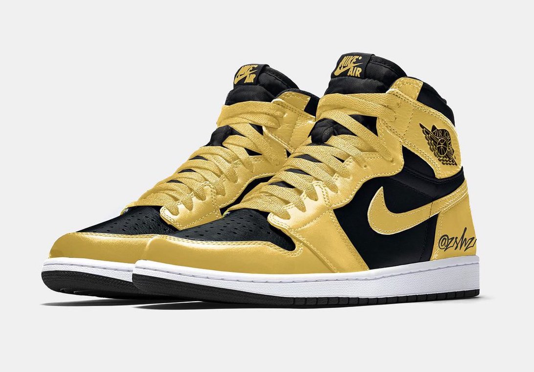 Air-Jordan-1-Pollen-Black-White-555088-701-Release-Date-Mock