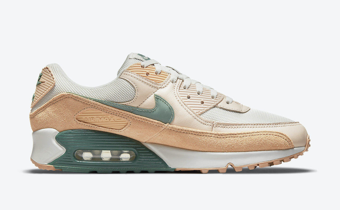 Nike-Air-Max-90-PRM-Light-Bone-Dutch-Green-Shimmer-DM2829-002-Release-Date-2