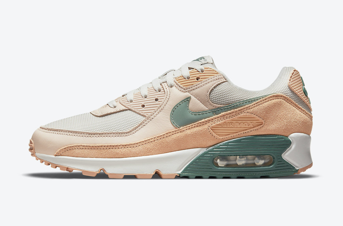 Nike-Air-Max-90-PRM-Light-Bone-Dutch-Green-Shimmer-DM2829-002-Release-Date