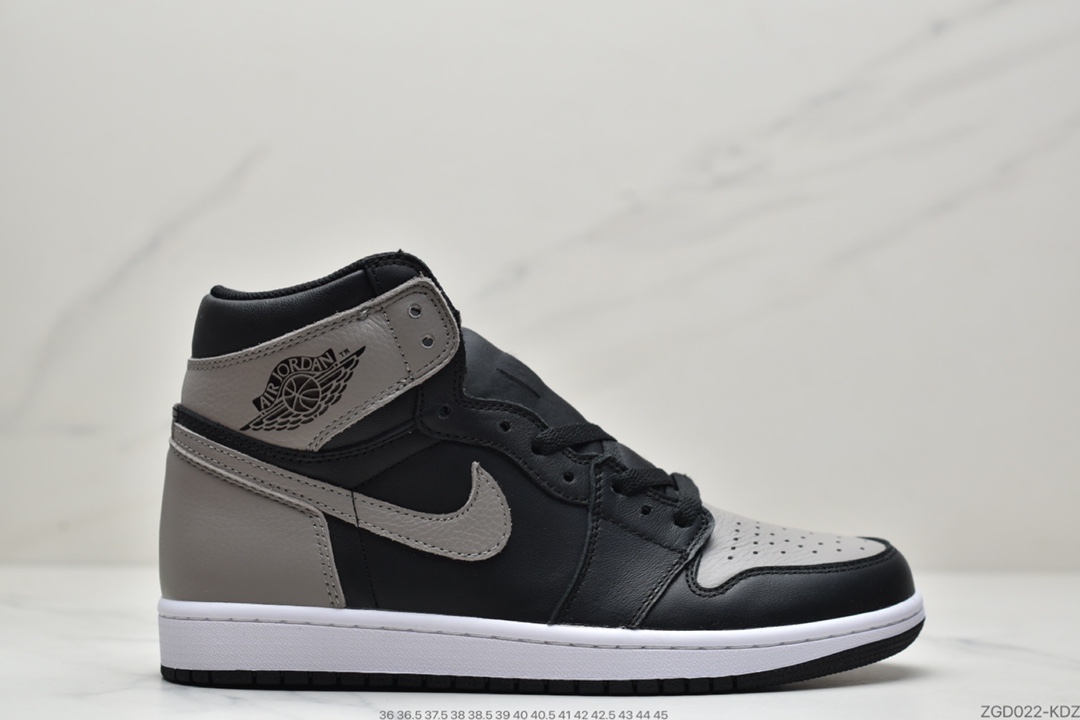 乔丹/Air Jordan 1 Retro High OG “Shadow” 影子灰 AJ1 乔1 高帮复古文化百搭休闲运动篮球鞋