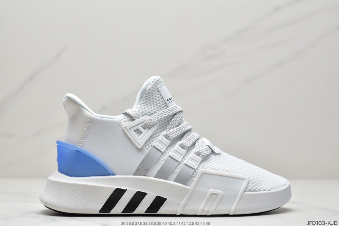 阿迪达斯三叶草新品Adidas EQT Basketball ADV 系街列头篮球短筒针织跑慢鞋