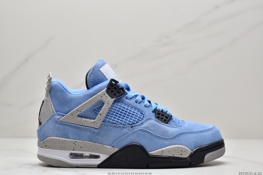 乔丹 Air Jordan4 University Blue AJ4 乔丹4代大学蓝中帮男女篮球鞋