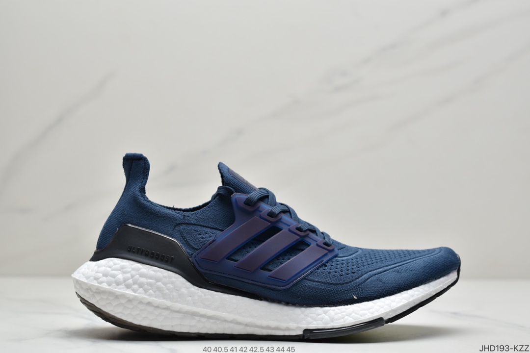 阿迪达斯Adidas Ultra Boost 21 Consortium UB21厚底爆米花跑鞋