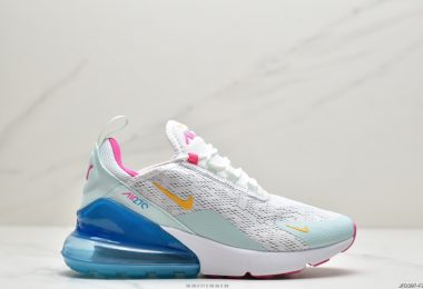 耐克Nike NIKE AIR MAX 270 FLYKNIT 混合科技 透气后掌半气垫慢跑鞋