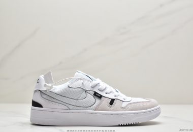 Nike耐克Squash-Type男女小拆勾解构限量小白鞋 复古板鞋