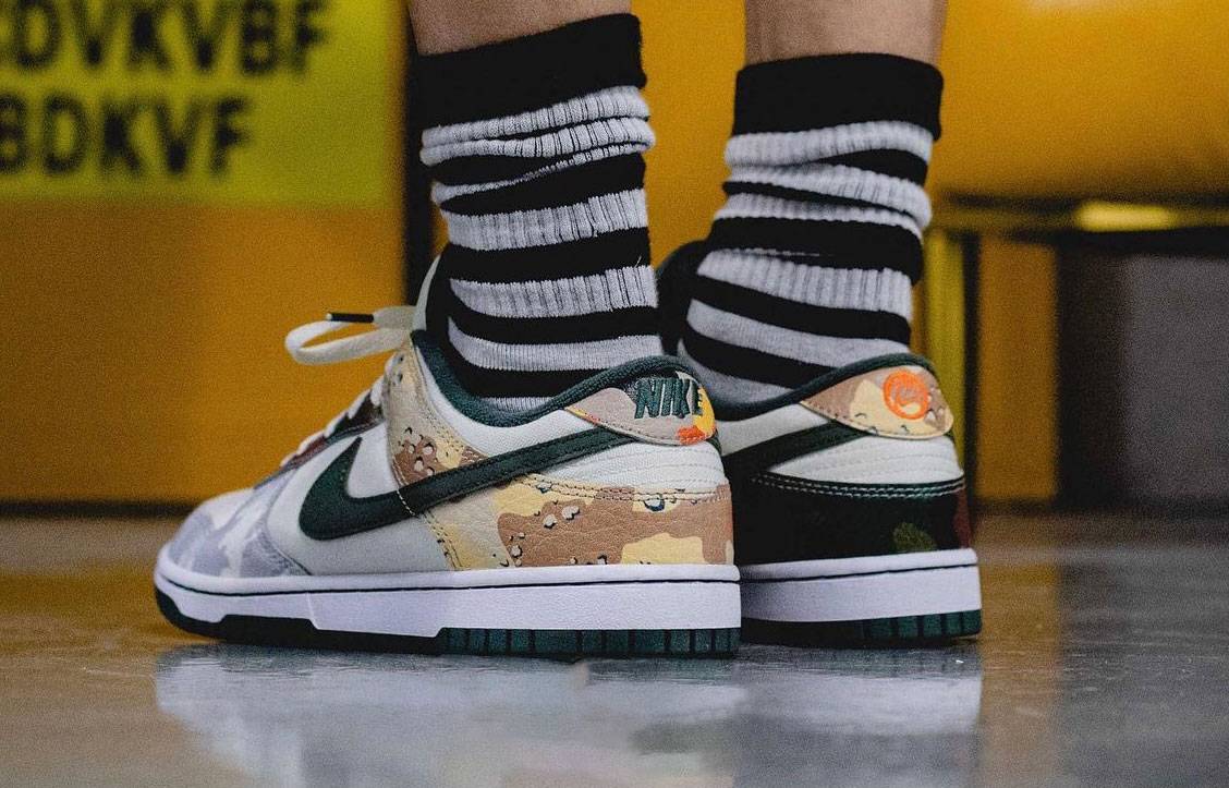 Nike-Dunk-Low-Multi-Camo-DH0957-100-Release-Date-On-Feet-5