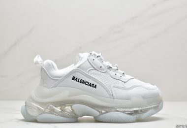 Balenciaga Triple S 巴黎世家 三代 气垫 水晶底 做旧厚‮老底‬爹鞋