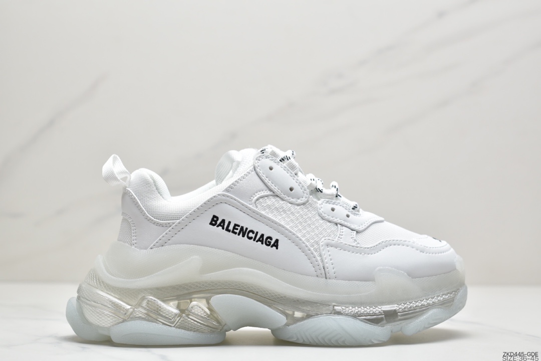 Balenciaga Triple S 巴黎世家 三代 气垫 水晶底 做旧厚‮老底‬爹鞋