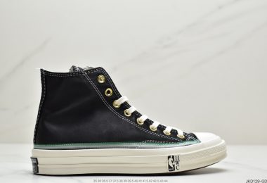 匡威Converse Chuck Taylor All-Star 70s Hi”Washington Capitols”高帮硫化帆布板鞋“华盛顿国会黑深绿丝绸