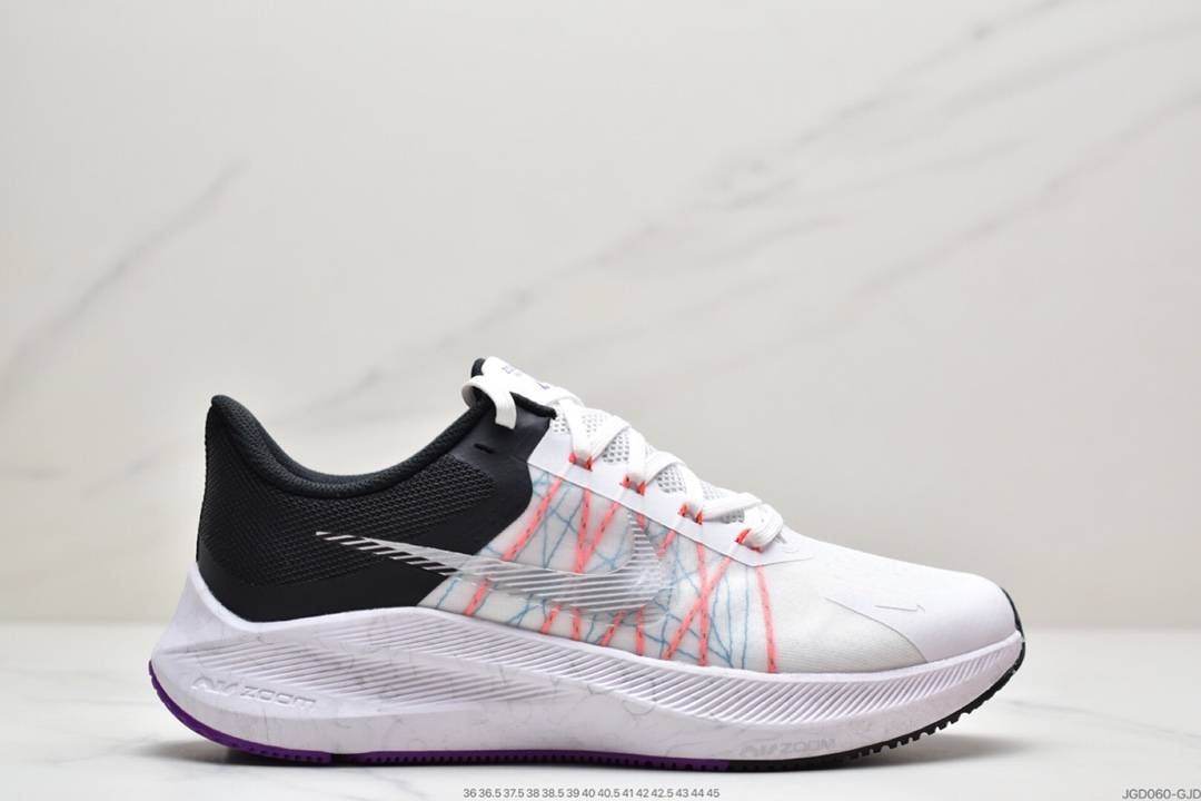 耐克Nike Air Zoom Winflo 8 登月 夏季网面透气跑步鞋 JGD060-GJD