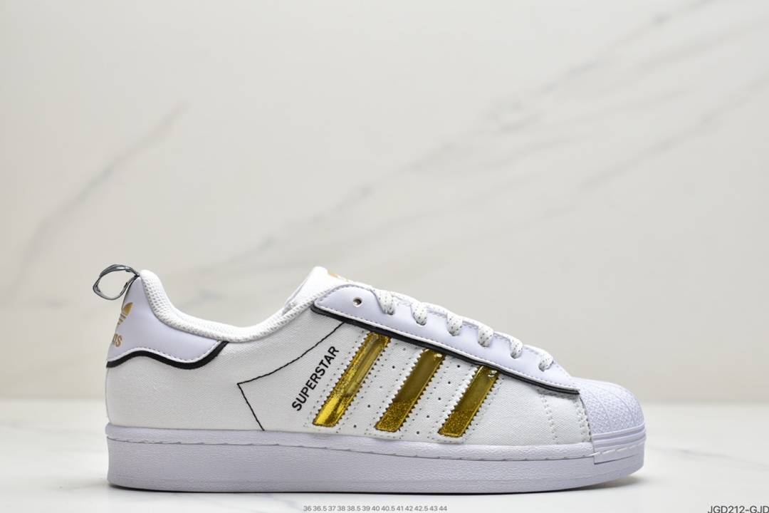 阿迪达斯Adidas Superstar 白金贝壳头运动 经典百搭板鞋 ID:JGD212-GJD