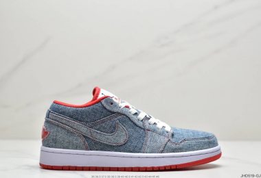 乔丹Air Jordan 1 Low”Brushstroke Swoosh”AJ1乔丹一代低帮经典复古文化休闲运动篮球鞋