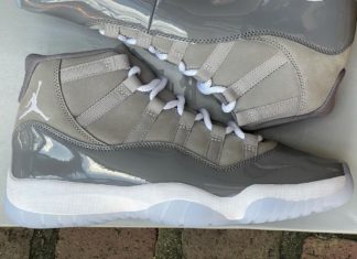 2021 年 Air Jordan 11 “Cool Grey” 细节图