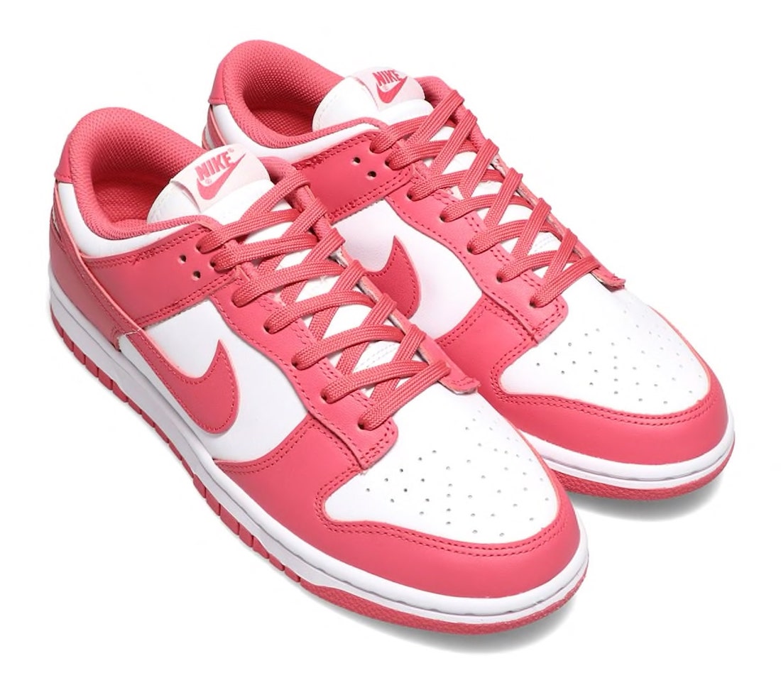 Dunk Low “Archeo Pink” 的详细镜头