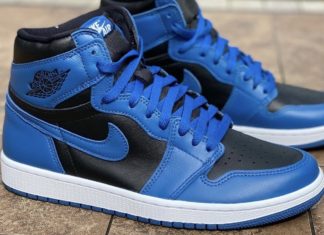 Air Jordan 1 High OG “Dark Marina Blue” 细节图