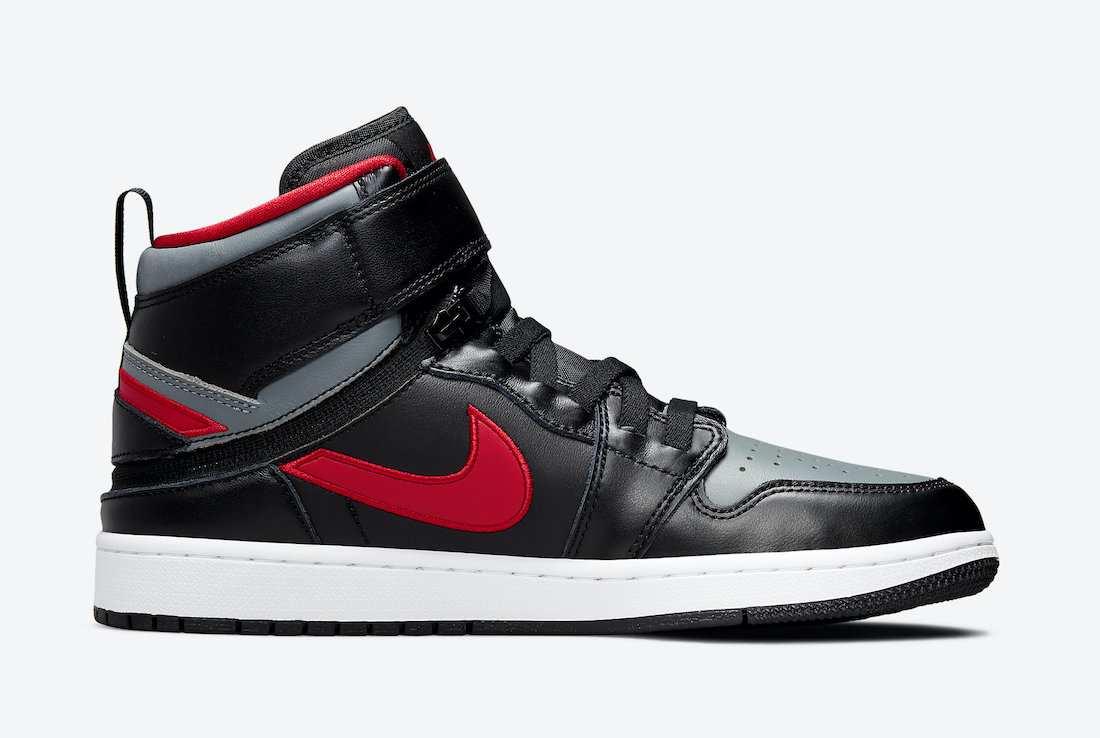 Air Jordan 1 FlyEase Black Gym Red Smoke Grey CQ3835-006 发售日期