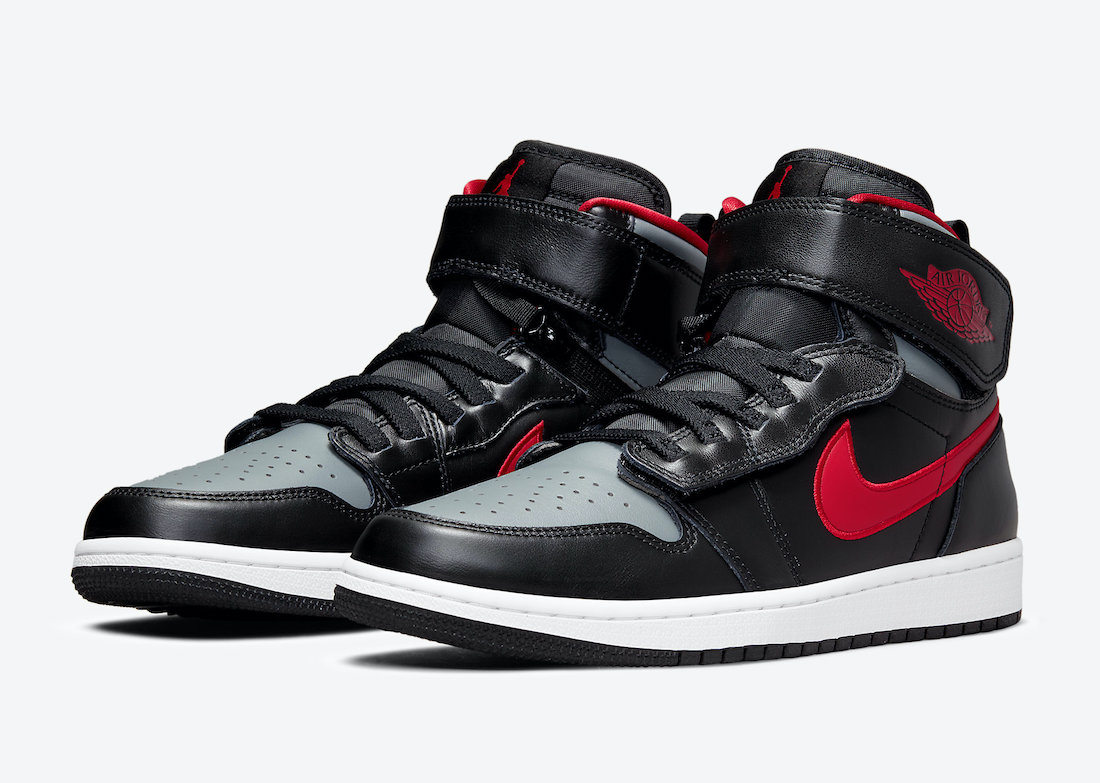 Air Jordan 1 FlyEase Black Gym Red Smoke Grey CQ3835-006 发售日期