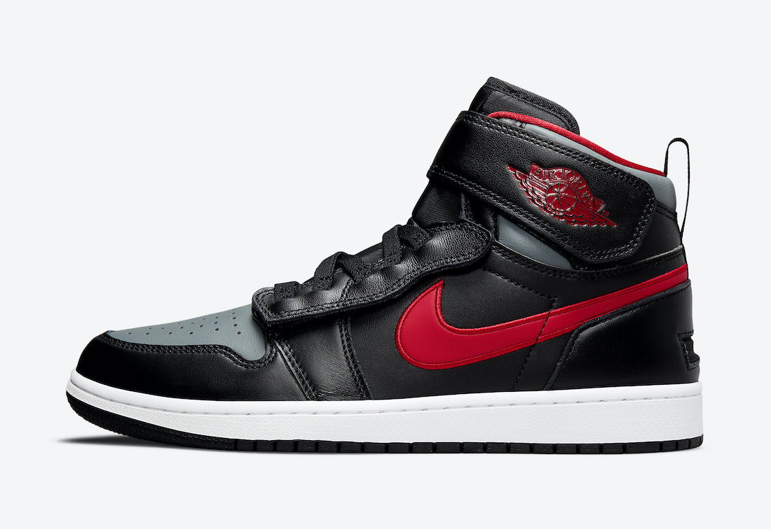 Air Jordan 1 FlyEase Black Gym Red Smoke Grey CQ3835-006 发售日期