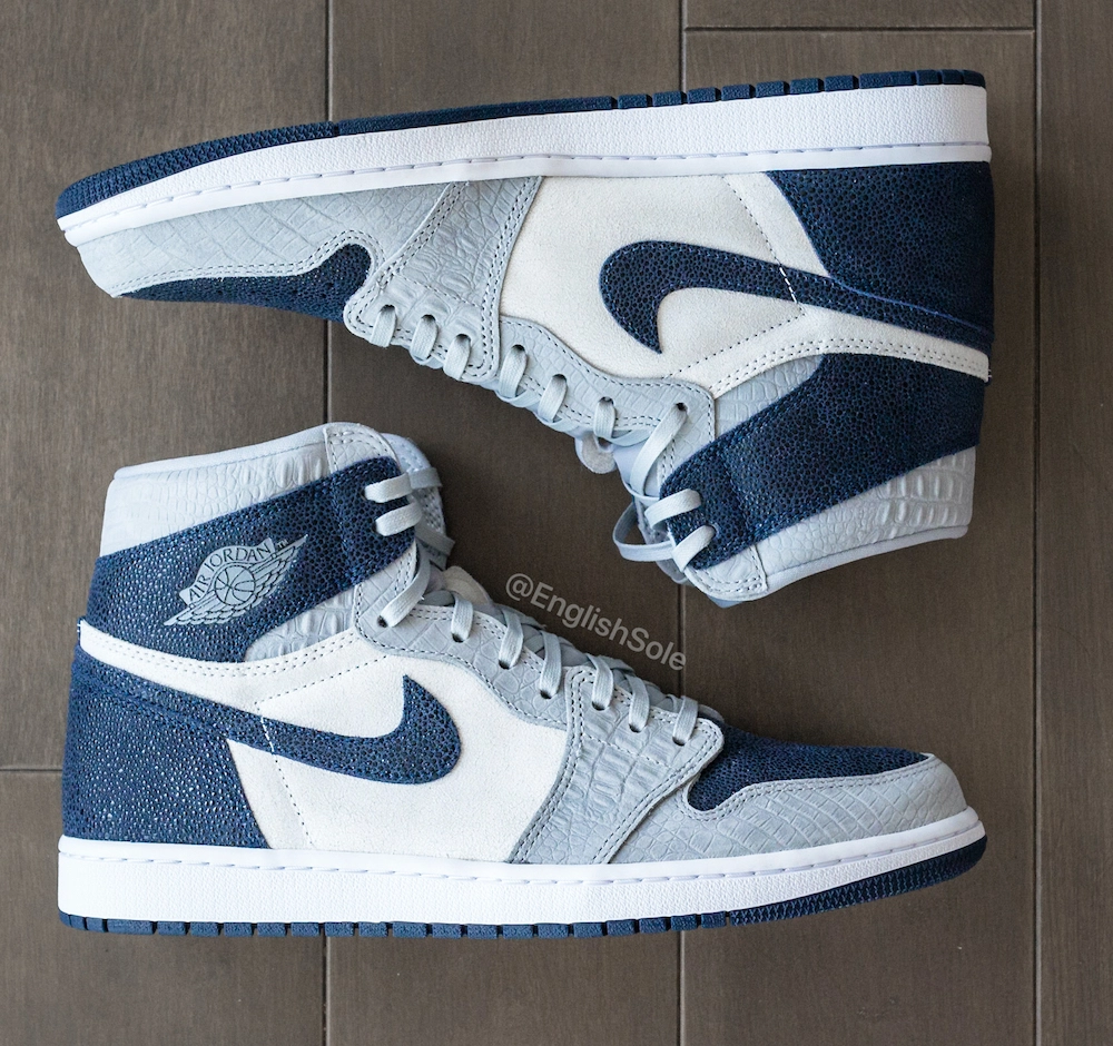 Air Jordan 1 Georgetown Hoyas Reptile PE