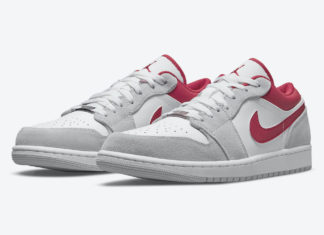 Air Jordan 1 Low Surface 白色、灰色和红色