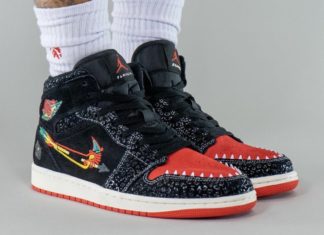 Air Jordan 1 Mid “Siempre Familia” 上脚照片