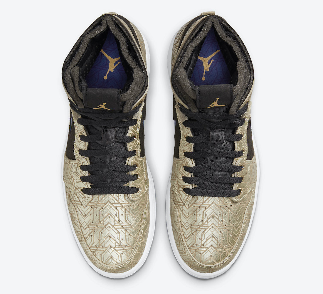 Air Jordan 1 Zoom CMFT Gold Laser DQ0659-700 发售日期价格