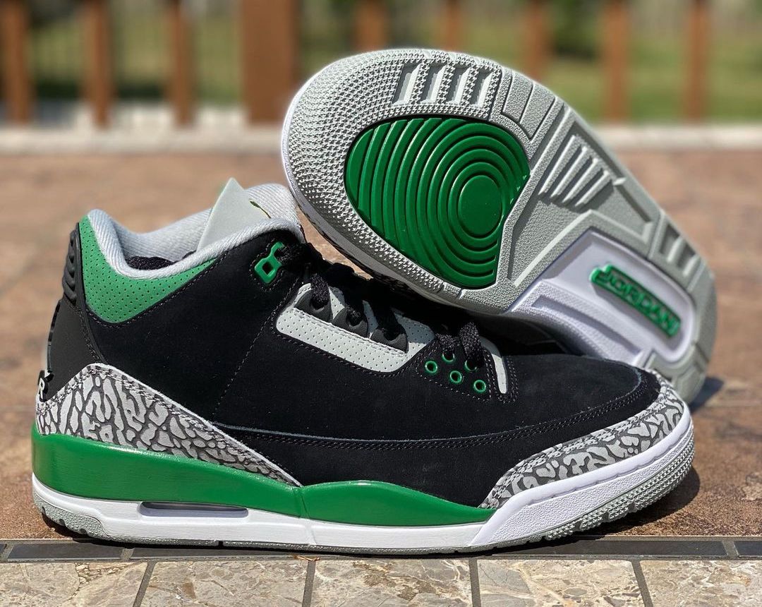 Air Jordan 3 Black Pine Green CT8532-030 发售日期