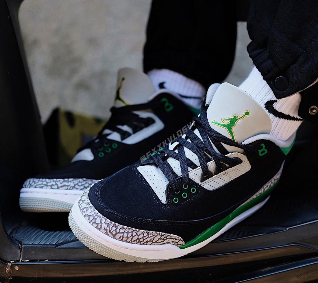 Air Jordan 3 Pine Green CT8532-030 发售日期上脚